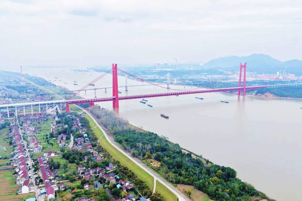 世界之首!铜陵长江三桥通车 世界之首!铜陵长江三桥通车