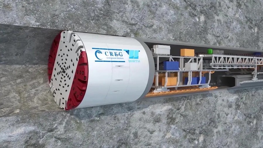 中铁工业联合中铁隧道局在格鲁吉亚打造TBM工程